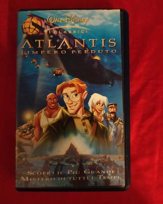 videocassetta VHS originale Disney "Atlantis"