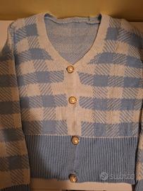 cardigan bottoni gioiello