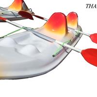 Canoa biposto ( NUOVA) da mare + 1 pagaia OMAGGI