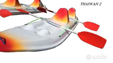 Canoa biposto ( NUOVA) da mare + 1 pagaia OMAGGI