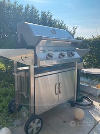 Barbecue a gas Cadac Patio Living inox