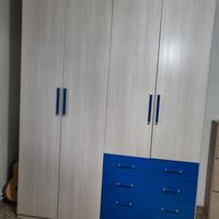cameretta moderna completa   armadio ,letto