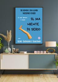 Poster TRE UOMINI E UNA GAMBA