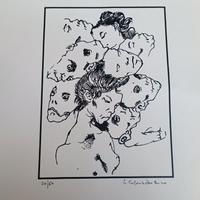 Enrico colombotto  rosso. lito 