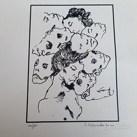 Enrico colombotto  rosso. lito 