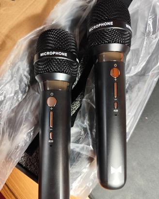 Microfono M27 Mailangshi Wireless a Spillo Nero