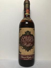 Bottiglia Chianti classico Ruffino 1975