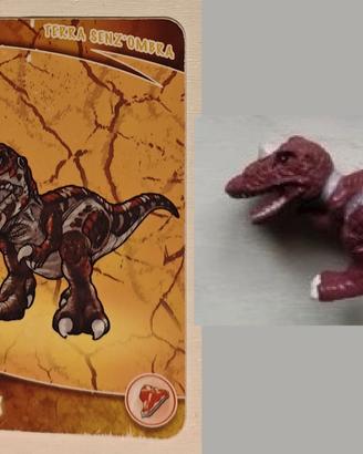 Baryonyx rosso Dinofroz World con Carta