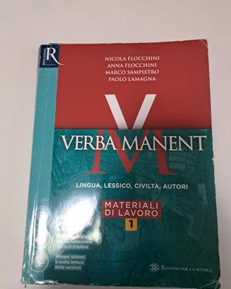 Libro di latino Verba Manent classe 1