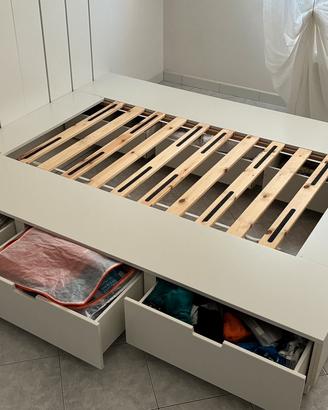 Letto matrimoniale contenitore  Ikea Nordli