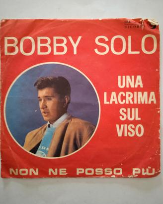 45 giri Bobby Solo Una lacrima sul viso 1964