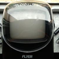 Televisore Flyer portatile bianco e nero