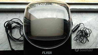Televisore Flyer portatile bianco e nero
