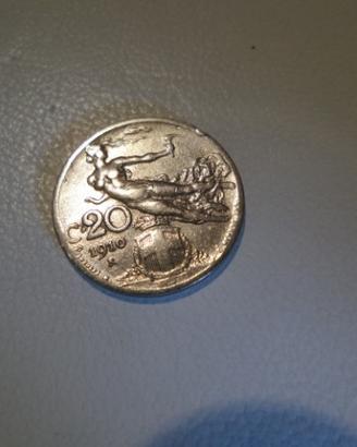 Moneta 20 Cent Libertà Librata rara