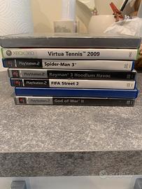 custodie originali ps2/xbox 360