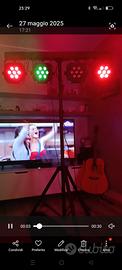 luci led dj e palco 