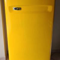Frigo Fiat vintage colore giallo