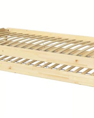 letto impilabile IKEA UTÅKER con 2 materassi