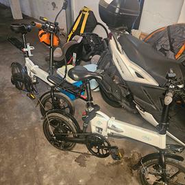 n 2 E bike pieghevoli praticamente nuove