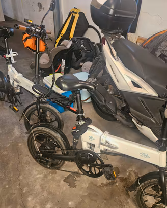 n 2 E bike pieghevoli praticamente nuove