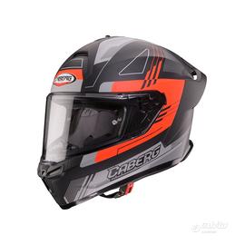 Casco CABERG Integrale Roxter NERO ROSSO