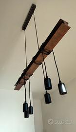 Lampadario stile industriale Eglo