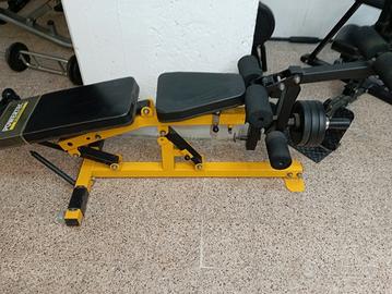 panca semi professionale reclinabile powertec