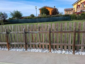 Recinzione in legno per giardino/piscine