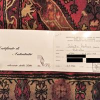 Tappeto Pregiato con certificato di autenticità