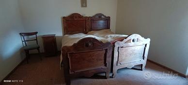 Letto matrimoniale antico
