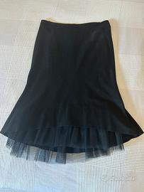 Gonna longuette con svasatura a sirena taglja 46