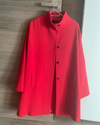 Cappotto rosso da donna