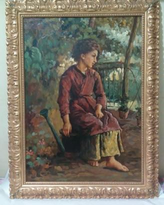 Quadro Pittura a Olio su Tela,  leggi descrizione 