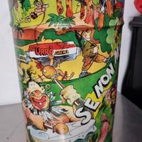 Contenitore/fustino raro in latta URRA' SAIWA