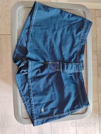 shorts copricostume sloggi blu