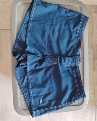 shorts copricostume sloggi blu