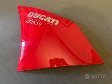 Kit fiancate originali ducati 998s rosse con vasca
