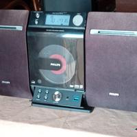 RADIO CD USB Stereo Philips  "Micro" MCM277/12 con