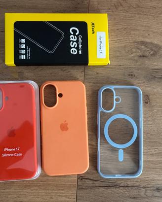 3-Cover + pellicola vetro iPhone 17