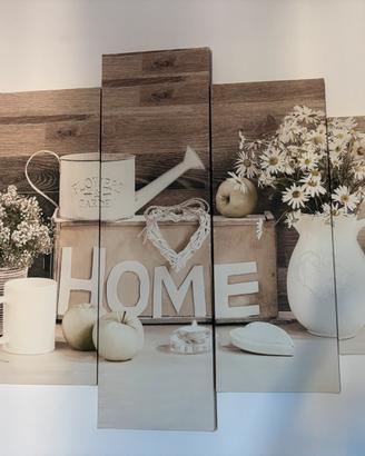 Quadro a pannelli “HOME”