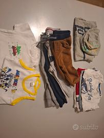 abbigliamento bambino 9/12 12 mesi 76/80 cm