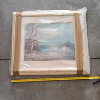 Quadro in cornice bianca