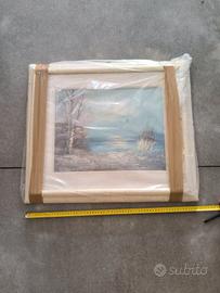 Quadro in cornice bianca