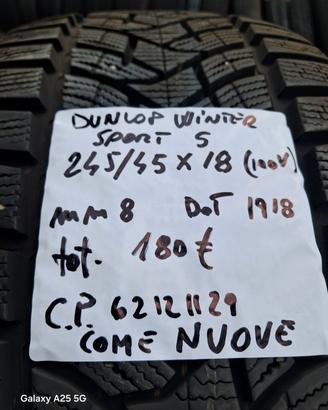 4 GOMME USATE INVERNALE 2454518 - CP62121129