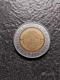 500 Lire 1993 Centenario Banca d'Italia