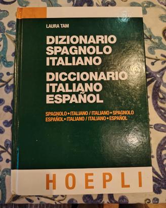 Dizionario  italiano spagnolo Laura Tam Hoepli