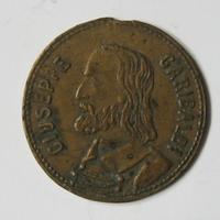 Garibaldi medaglia popolare francese 1800 (ma396)