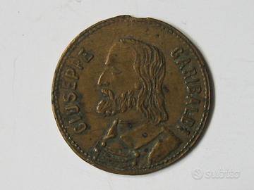 Garibaldi medaglia popolare francese 1800 (ma396)