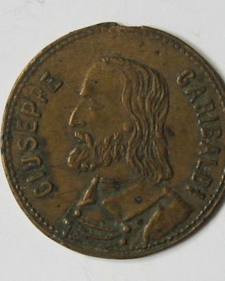 Garibaldi medaglia popolare francese 1800 (ma396)
