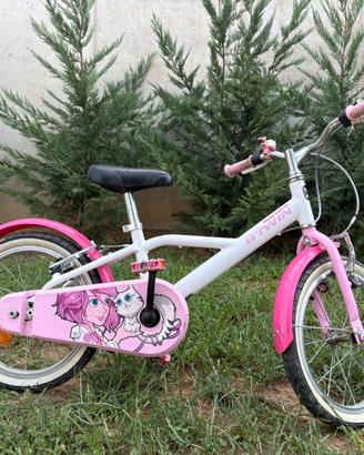 Bici 16 con rotelle
